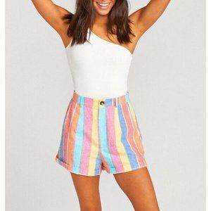 Show Me Your MuMu Stewart Linen Shorts